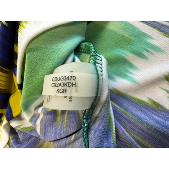 NWT!"CALVIN KLEIN" Aztec Sundress SZ 20W Soft Boho Hippie Missing Belt See Image - Picture 13 of 15